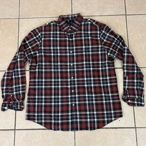 Ralph Lauren Polo Classic Fit Plaid Button Down Shirt Size XL